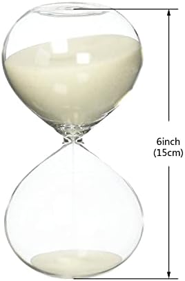 SWISSELITE Puff Sand Timer, Hourglass Sand Timers, Inspired Glass