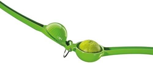 Cilio Limetta Polished Metal Manual Citrus Squeezer, Citrus Press for Limes