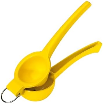 Cilio Limona Polished Metal Manual Citrus Squeezer, Citrus Press for Lemons