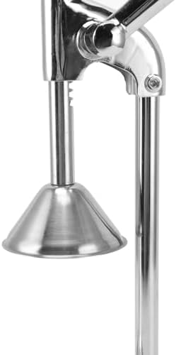 Manual Orange Squeezer, 304 Stainless Steel Food Grade Lemon Tools Presser Compact Exprimidor Manual Acero Inoxidable Minimalist Ergonomic Rubber Handle Fruit Juicers Rs Press