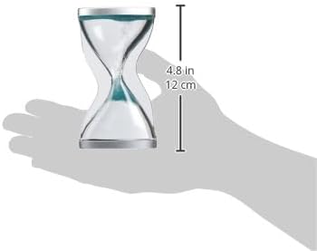 TFA Dostmann Contra Upward Sand Timer, Green, L69 x B29 x H153 mm