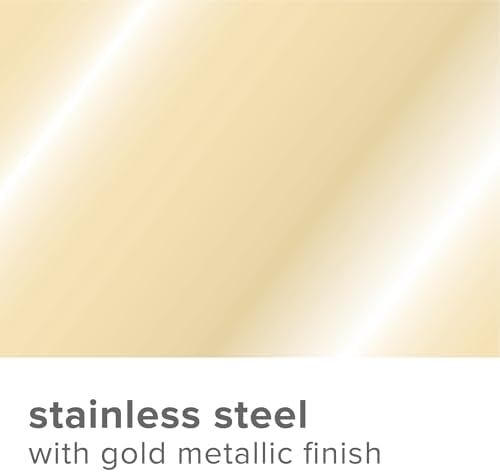 True 4-Piece Cocktail Shaker Set Includes Cobbler Shaker, Strainer, Jigger, Bar Spoon for Classic Cocktails, Mixed Drinks, Cold Brew, Home Bar Tools, Bartender Gifts, Bar Cart Accessories, Gold