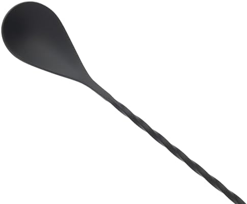 Barfly Teardrop Bar Spoon, End 11 13/16" (30 cm), Matte Black