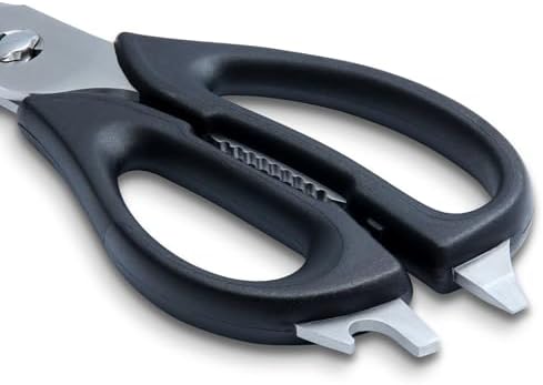 Come Apart Kitchen Scissors for Food, All Purpose Kitchen Shears (Black)