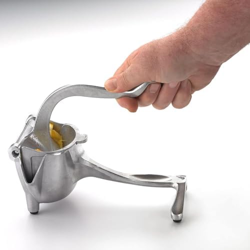 Heavy duty manual juicer hand press fruit juice squeezer -Lemon juice Squeezer Manual, Non-Slip, Easy to Use & Clean, 8.7" Length with 0.6L Capacity Efficient Extraction of Citrus and Other Fruit