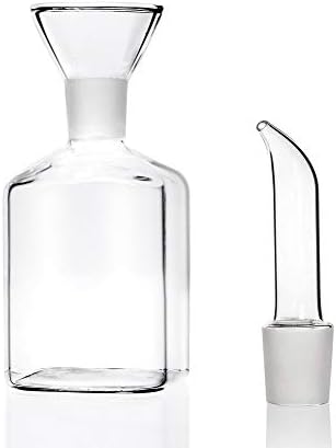 5 ounce / 150 ml Glass All-Purpose Cruet, Glass Oil Decanter and Cruet (Square 5 OZ)