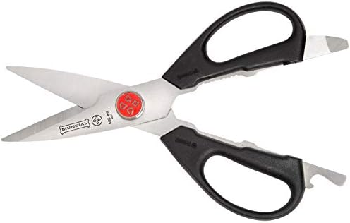 Mundial BP666 Red Dot 8.5 in Take-Apart Kitchen & Utility Shears – High Carbon Stainless Steel Blades, Ergonomic Handles, Detachable for Easy Cleaning, NSF Certified