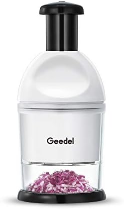 Geedel Food Chopper, Manual Vegetable Chopper Cutter, Slap Onion Cutter