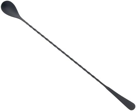 Barfly Standard Bar Spoon, Japanese Style 13 3/16" (33.5 cm), Matte Black