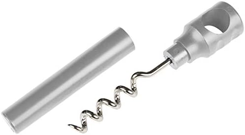 Personalized Pocket Corkscrew - Wine Bottle Opener- Custom Printed Name - Imprinted with Your Name, Logo or Message - Great Gift Ideas - FREE PERZONALIZATION - 12 Corkscrews per Box (Silver)
