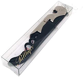 Pulltap's Genuine Slider 900 Waiter's Corkscrew – Double-Hinged Wine Key with Sliding Foil Cutter – Patented Design – Made in Spain – Negro (Black)