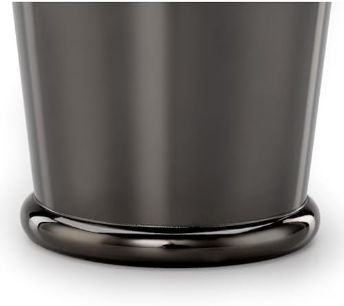 Barfly Cocktail Shaker with Weighted Bottom, Deluxe 18 oz, Gunmetal Black