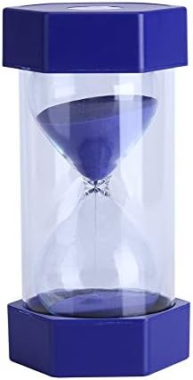 Decorative Hourglass Sand Timer Set, 1-30 Minute, Green Glass, Time Management Tool for Home Office Desk Decor, Modern Kitchen Timer