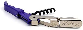 Pulltap's Genuine Slider 900 Waiter's Corkscrew – Double-Hinged Wine Key with Sliding Foil Cutter – Patented Design – Made in Spain – Violeta (Violet)