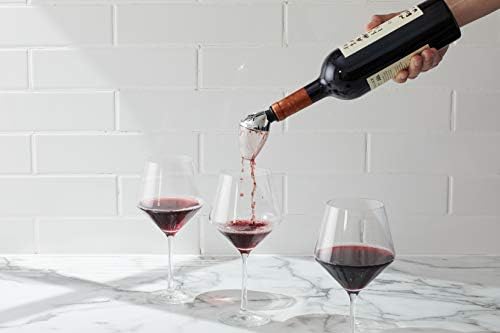 Houdini Aerator & Pourer Wine Aerator, 6 inches, Stainless (W9112) (Pack of 8)