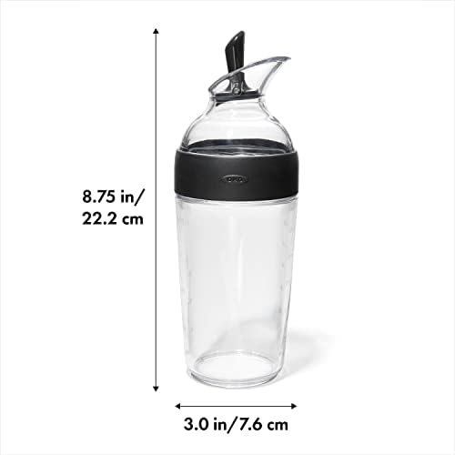 OXO Good Grips Little Salad Dressing Shaker + OXO Good Grips Salad Dressing Shaker Clear Large