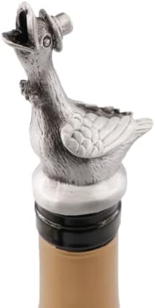 Animal Wine Aerator & Liquor Pourer for Bar,Home and Party Wine Pourer Aerator Festival Gift (Duck Silver Gray)