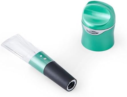 Rabbit Aerate and Preserve Wine Set, Wine/Champagne Sealer and Super Aerator (Green), Standard