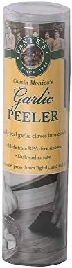 Fantes 43836 Silicone Garlic Peeler Tube, Green, The Italian Market Original Since 1906 5 x 1.5-inches