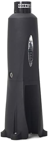 Cork Pops Legacy Wine Opener Built-in 4-Blade Foil Cutter Safe Cork Removal, Effortless Push Button Use, Needle Guard for Safety, Low-Pressure Cartridge Opens Up To 60 Bottles