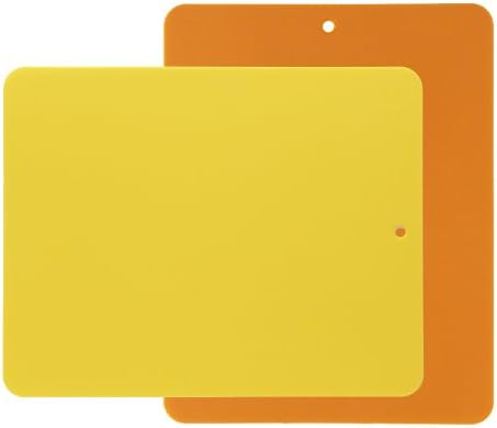 Linden Sweden Flexible Cutting Board 2-Pack - Lays Flat for Secure Work Surface - Extra-Thick for Durability - BPA-Free and Food-Safe (Red)