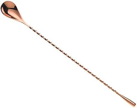 Barfly Teardrop Bar Spoon, End 11 13/16" (30 cm), Copper