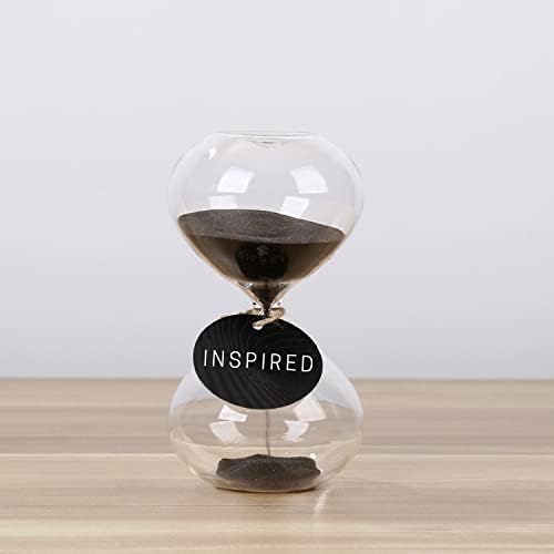 SWISSELITE Puff Sand Timer, Hourglass Sand Timers, Inspired Glass