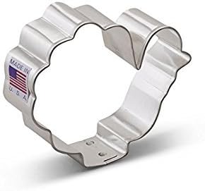 Ann Clark Cookie Cutters Fall Thanksgiving Cookie Cutters 5-Pc. Set Made in USA, Maple Leaf, Turkey, Oak Leaf, Pumpkin, Football