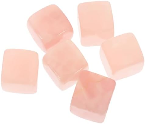 6pcs Reusable Quartz Whiskey Stones for Drinks Elegant for Chilling Cocktails Enhancing Your Bar for