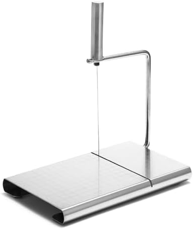 Stainless steel cheese slicer with 5high strength steel wire cheese cutters
