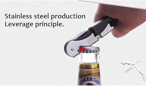 RECUTMS 12 Pcs Wine Opener,Waiter Corkscrew Wine Key for Servers（cyan-blue）