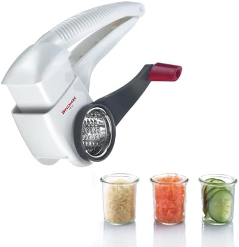Westmark 117222E7 Drum Grater Trio + Peeler Famos, Stainless Steel, Not specified
