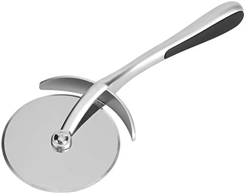 Pizza Cutter Wheel Stainless Steel Sharp Slicer, Non-Slip Handle Multifunctional Kitchen Tool for Pies Waffles Lasagna Dough Cookies