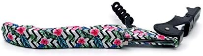 Pulltap's Genuine Collection Floral 900 Waiter's Corkscrew – Double-Hinged Wine Key with Sliding Foil Cutter – Patented Design – Made in Spain – Flower Black