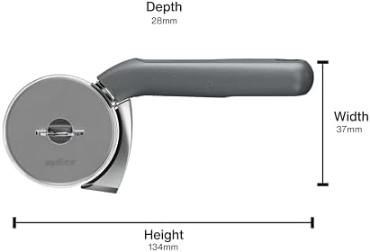 Zyliss Pizza Cutter with Removable Wheel, New Sharp Edge Pizza Cutter