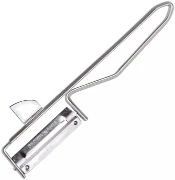 Fackelmann 5.9" Stainless Steel Universal Peeler With Potato Eye Remover, Silver