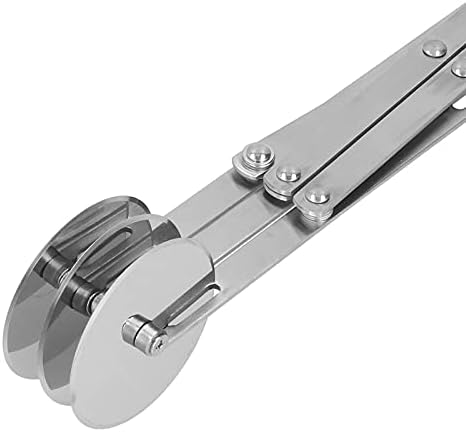 3 Wheel Pastry Cutter, Stainless Pizza Slicer Stainless Steel Multi Wheel Dough Roller Divider Pastry Cutter Biscuits Pastry Pizza Cutter Baking Tools