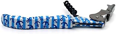 Pulltap's Genuine Collection Maritime 900 Waiter's Corkscrew – Double-Hinged Wine Key with Sliding Foil Cutter – Patented Design – Made in Spain – Nautic Ancora