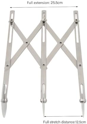 Adjustable 3-Wheel Stainless Steel Pastry Cutter - Expandable Pizza Roller for Uniform Slicing,Professional Baking Tool for Cookies, Dough & Pies‌