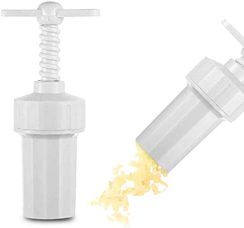 Tredoni 1.2x2.5" Garlic Press Screw Masher - Garlic Crusher Squeezer Mincer