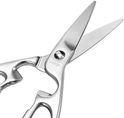 LIVINGO Kitchen Shears Heavy Duty Stainless Steel Multi Purpose Scissors