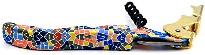Pulltap's Genuine Trencadis 500 Waiter's Corkscrew – Double-Hinged Wine Key with Hinged Foil Cutter – Patented Design – Made in Spain – Trencadis