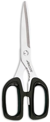Arcos Series Prochef - Kitchen Scissors - Blade Stainless Steel 8" - Handle Polypropylene Black color