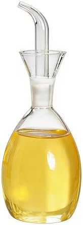 ELETON Planet Glass Oil Decanter and Cruet 10 Ounces