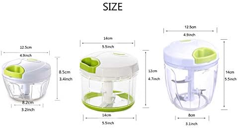 Manual Food Chopper for Vegetable Fruits Nuts Onions Chopper Hand Pull Mincer Blender Mixer Food Processor