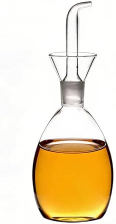 ELETON Planet Glass Oil Decanter and Cruet 10 Ounces