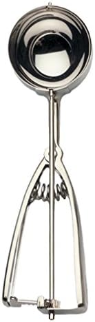 RSVP International Endurance Kitchen Collection Spring Release Measured Cookie Dough Scoop, Multi-Use for Cupcake, Muffin Batters, Stainless Steel and Dishwasher Safe, #12, 6-1/2 TBS