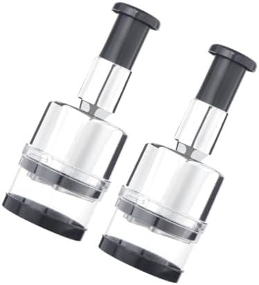 LIFKOME 2pcs Garlic Clove Press Crusher Garlic Press Machine Manual Mincer Stainless Steel Easy Clean Kitchen Gadgets