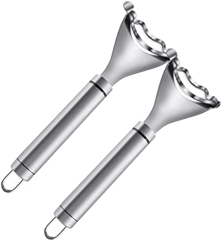 2PCS Magic Corn Peeler，Kitchen Gadget，Stainless Steel Corn Thresher with Ergonomic Handle，Corn Stripper Corn Cob Stripper Tool，Thresher Corn Cutter from the Cob
