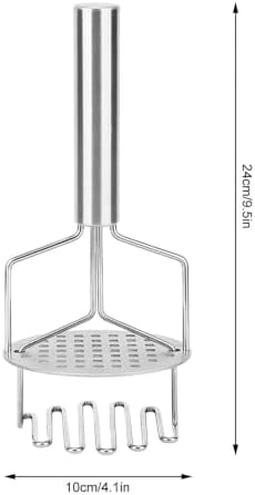 Potato Masher Dual-Layer Stainless Steel 9.5 Inch